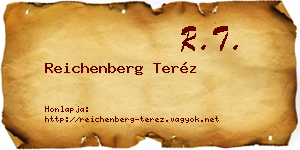 Reichenberg Teréz névjegykártya